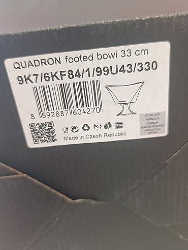 glass: Quadron ayaqlı qab – 33 sm Karacadan baha alınıb deyerinden ucuz — 3