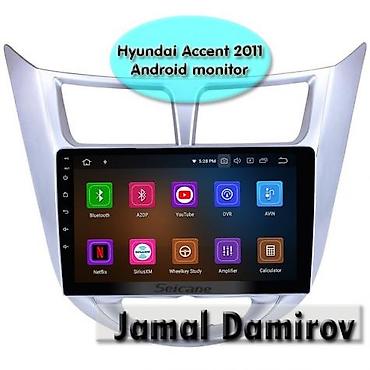 mi android box: Hyundai Accent 2011 üçün Android monitor. Bundan başqa HƏR NÖV — 1