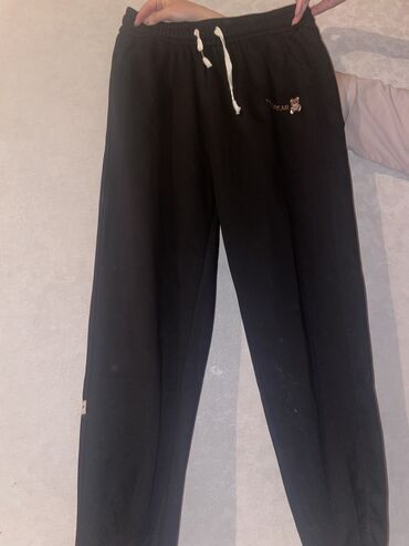 nike кроссовки женские: Повседневные брюки, Высокая талия, Осень-весна, XL (EU 42), 2XL (EU 44)
