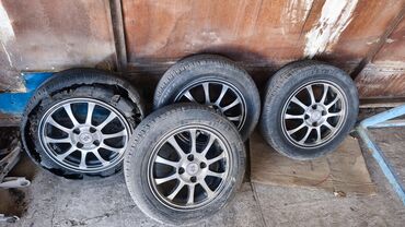 диски 15 на мазду: Дөңгөлөктөр монтажда 185 / 65 / R 14, Жай, Колдонулган, Комплект, Жеңил унаалар, Куйма, тешиктери - 4