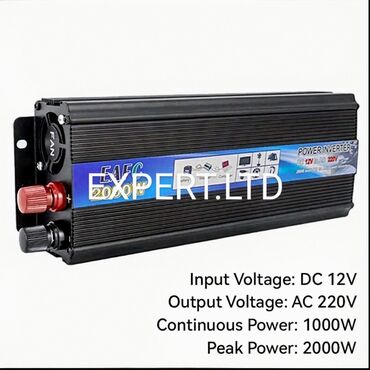 İnverterlər: Yeni Inverter, >5000 Vt, 12 - 220 volt, Ünvandan götürmə, Ödənişli çatdırılma, Rayonlara çatdırılma — 15