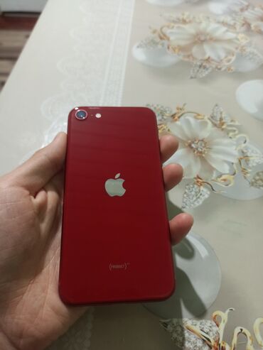 red magic 6 бишкек: IPhone SE 2022, Колдонулган, 256 ГБ, Кызыл, Коргоочу айнек, Каптама, Куту, 90 %