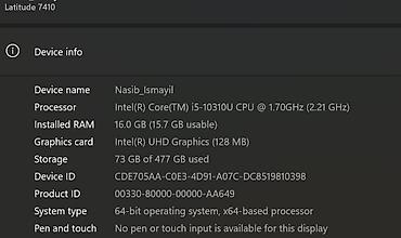 dell nodbuk: İşlənmiş Dell Latitude, 14.1 ", Intel Core i5, 512 GB — 2
