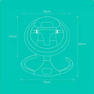 Nənnilər: Komfortlu elektrik nənni. Eni : 60 sm Uzunu: 60 sm Hündürü : 66 sm — 5
