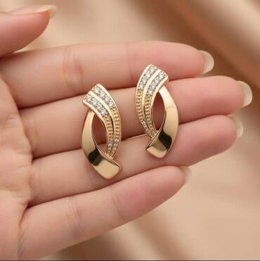 Minđuše: Minđuše – elegantne alke sa cirkonima - Dizajn: više modela finih — 15