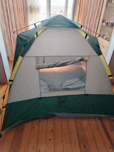 Çadırlar: Yaşıl və boz rənglərdə olan bu çadır avtomatik açılan mexanizmə — 4