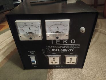 Generatorlar: IEKO NKQ-5000W avtomatik gərginlik stabilləşdiricisi (servo tip)