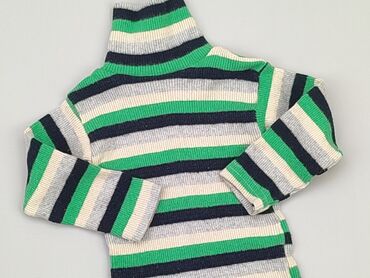 czapki chłopięce na zimę: Sweter, 0-3 m, stan - Dobry