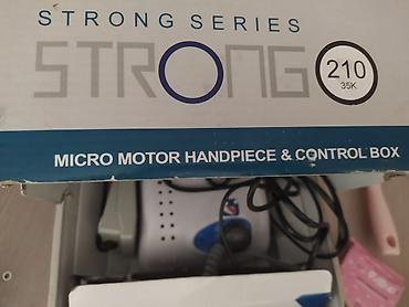 Оборудование для бизнеса: Микромотор Strong 210 (35K) — ручная насадка и блок управления люкс - — 2