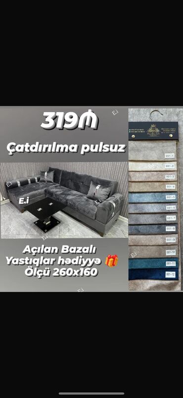 Divanlar: Künc divan, Yeni, Açılan, Bazalı, Vеlur parça, Şəhərdaxili pulsuz çatdırılma -da lalafo.az — 10 Divanlar: Künc divan, Yeni, Açılan, Bazalı, Vеlur parça, Şəhərdaxili pulsuz çatdırılma — 10