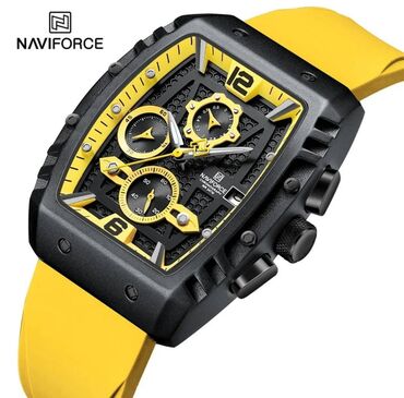 naviforce saatlari: Yeni, Qol saatı, NaviForce, rəng - Sarı