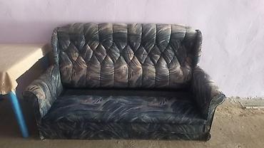 koja divanlar: İki nəfərlik yumşaq divan - Klassik dizaynlı, yüksək arxalı model - — 3
