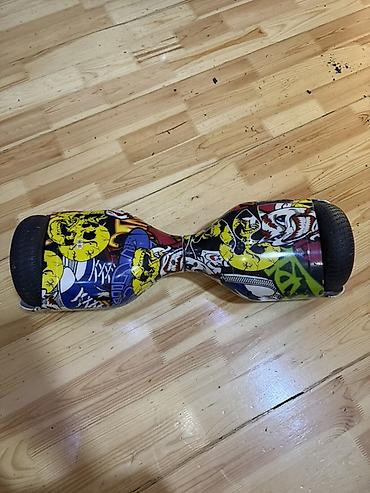 Электротранспорт: Özünü tarazlayan elektrikli hoverboard – qrafiti üslublu korpus - — 3