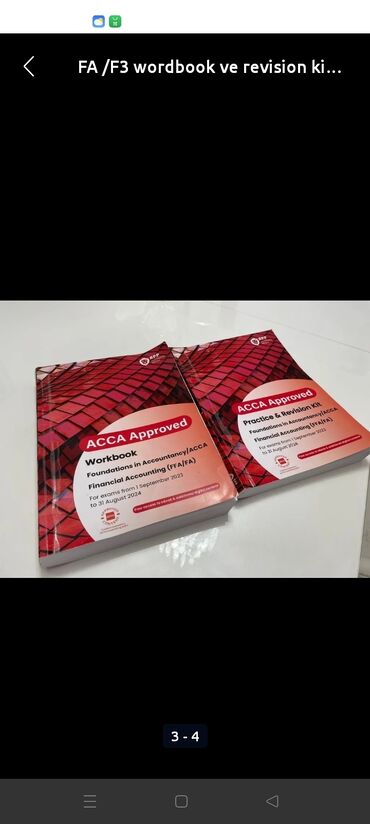 informatika kitabı: FA /F3 wordbook ve revision kitablari yenidir istifade olunmayib .Her