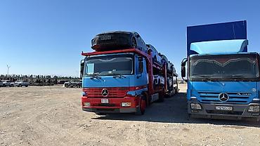 Тягач, Mercedes-Benz, Сar carrier trailer — 1