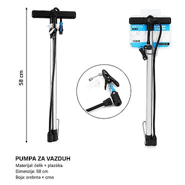 KMT Aluminijumska pumpa 2001313 Univerzalna ručna pumpa za