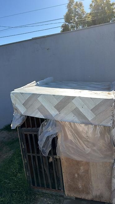 i̇tler: Açıq havada istifadə üçün it evi / qəfəs - Material: Taxta karkas — 3