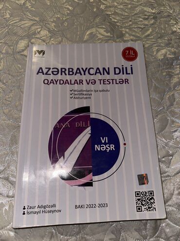 abituriyent jurnali 2023 pdf: Azərbaycan dili yeni nəşr test kitabı. İçərisində həm qaydalar həm