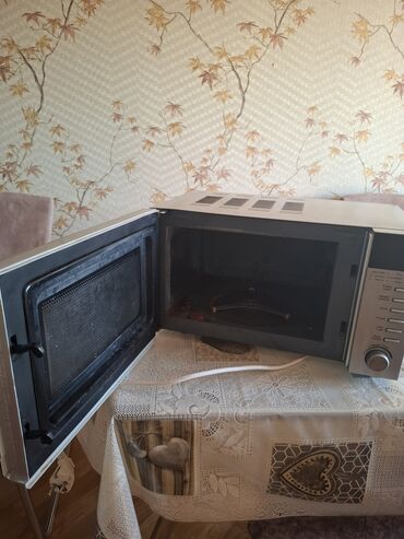 супра микроволновая печь: Микроволновка Gorenje, Отдельностоящая, С микроволнами, цвет - Серый, Б/у