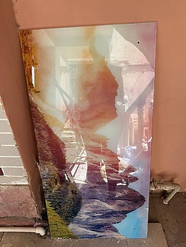 o7 sekilleri: Şüşə üzərində dağ mənzərəsi çapı – dekorativ panel - Material: bərk — 3