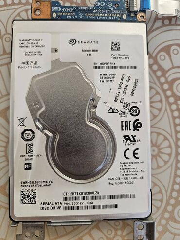 hdd caddy: Sərt disk (HDD) Seagate, 1 TB, 10000 RPM
