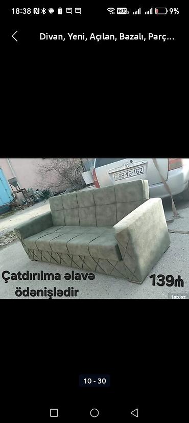 Divanlar: Di̇van-kravat, Açılan, Bazasız, Parça, Ödənişli çatdırılma — 2