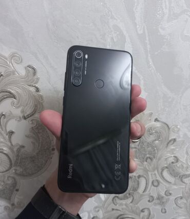 Mətbəx texnikası: Redmi Note 8, 64 GB, rəng - Qara, Barmaq izi