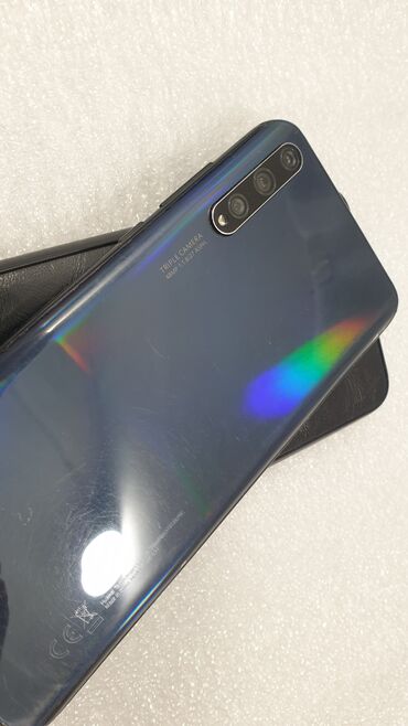 Samsung: Huawei Y8p, Б/у, 128 ГБ, цвет - Синий, 2 SIM