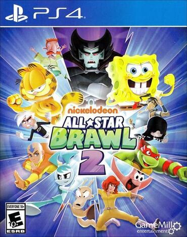 диск на ps4: Nickelodeon All-Star Brawl 2 для PS4 - захватывающая игра, которая