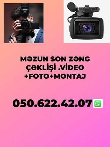 video yukle: Video çəkiliş, Foto çəkiliş | Yerinə gəlməklə | Toy fotosesiyası, Foto reklama, Tədbirlərin çəkilişi