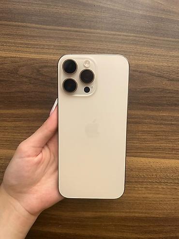 iphone gence: IPhone 16 Pro Max, 256 GB, Qızılı, Face ID — 1