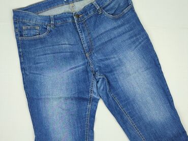 spodnie jeansy damskie klasyczne: Happy Girls Club by C&A, Spodnie 3/4 damskie, rozmiar 2XL