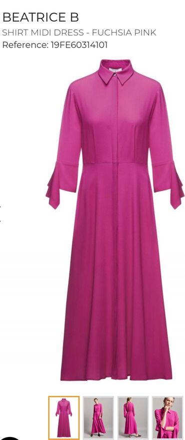 Haljine: Balenciaga M (EU 38), bоја - Roze, Večernji, maturski, Dugih rukava — 14
