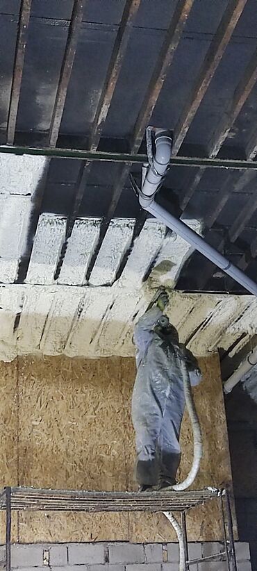 Утепление: Утепление потолоков, Утепление крыши | Утепление завода, Утепление цеха, Утепление склада Пенополиуретан Больше 6 лет опыта — 10