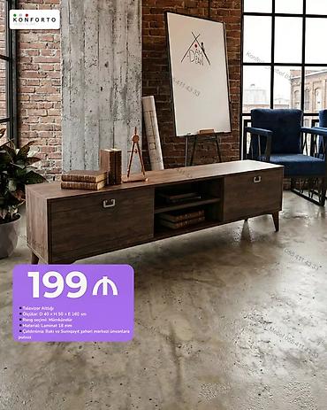 Televizor altlığı - Ölçülər: D 40 × H 50 × E 160 sm - Material: 18 mm