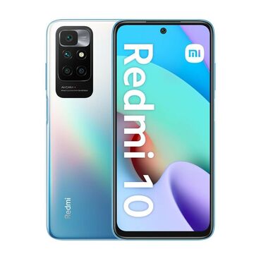 телефоны xiaomi redmi 9c: Xiaomi, Redmi 10, Б/у, 128 ГБ, цвет - Белый, 2 SIM