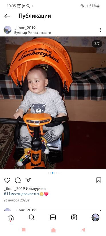 детские трехколесные велосипеды вest trike: Детский велосипед, 3-колесный, 1 - 3 года, Для мальчика, Б/у