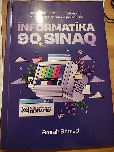 Məhsul: “İnformatika – 90 Sınaq” (Emrah Əhməd) Təsvir: - Magistr OL lalafo.az -da — 1 Məhsul: “İnformatika – 90 Sınaq” (Emrah Əhməd) Təsvir: - Magistr OL — 1