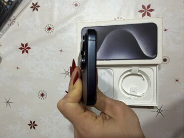 Apple iPhone: IPhone 15 Pro, 256 GB, Blue Titanium, Simsiz şarj — 5