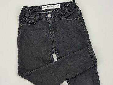 Jeansowe: Spodnie jeansowe, DenimCo, 7 lat, 116/122, stan - Dobry