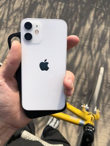 айфон 12 мини цена в бишкеке: IPhone 12 mini, Колдонулган, 64 ГБ, Ак, Каптама, 75 %