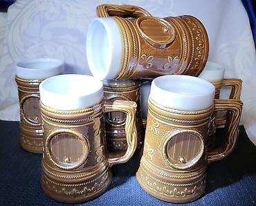 Čaše: Krigle nove Zajecar porcelan iz 70ih.god. Nove porcelanske — 3