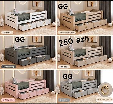 Yeni və Sifarişlə Uşaq Çarpayısı 250 azn Ölçü 1.70×90 Rəng seçimi var