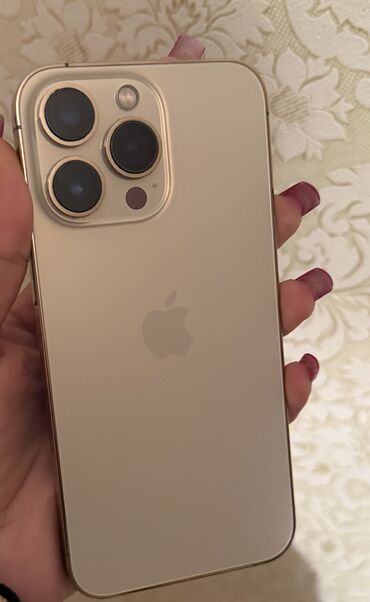 iphone 13 təzə: IPhone 13 Pro, 256 GB, Matte Gold