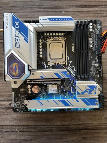 куплю пк: Материнская плата, Б/у, ASRock, LGA1700, Micro-ATX, Для ПК