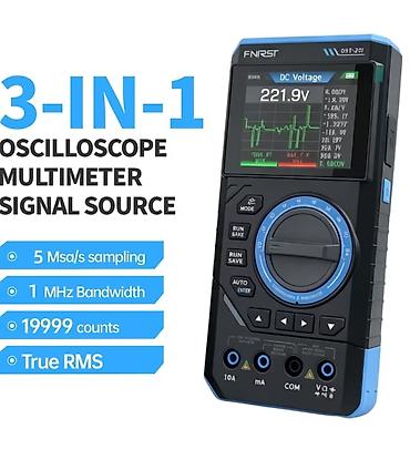 laserski metar uradi sam: FNIRSI DST-201 – 3-u-1 ručni instrument: osciloskop + digitalni — 1