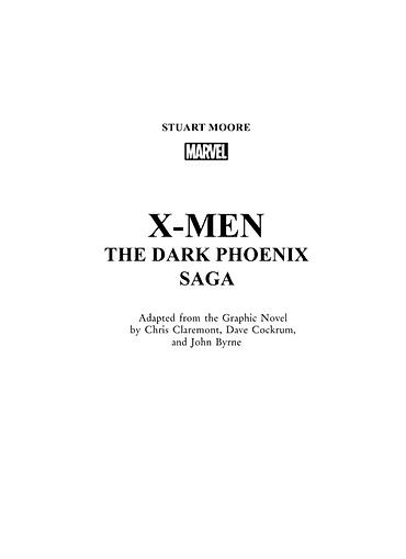 икс: Люди Икс. Тёмный Феникс — роман по мотивам графического романа Marvel — 4