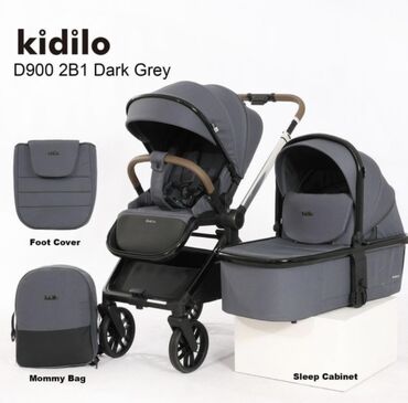 коляска kidilo 2 в 1 отзывы: Коляска, цвет - Черный, Новый