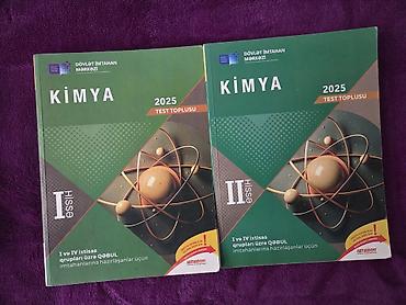 Testlər: DİM 2025 Test Topluları – Fizika, Kimya, Riyaziyyat (I və II hissələr) — 2