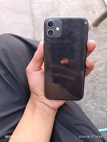 очки ии: IPhone 11, Б/у, Черный, Чехол, 100 % — 1